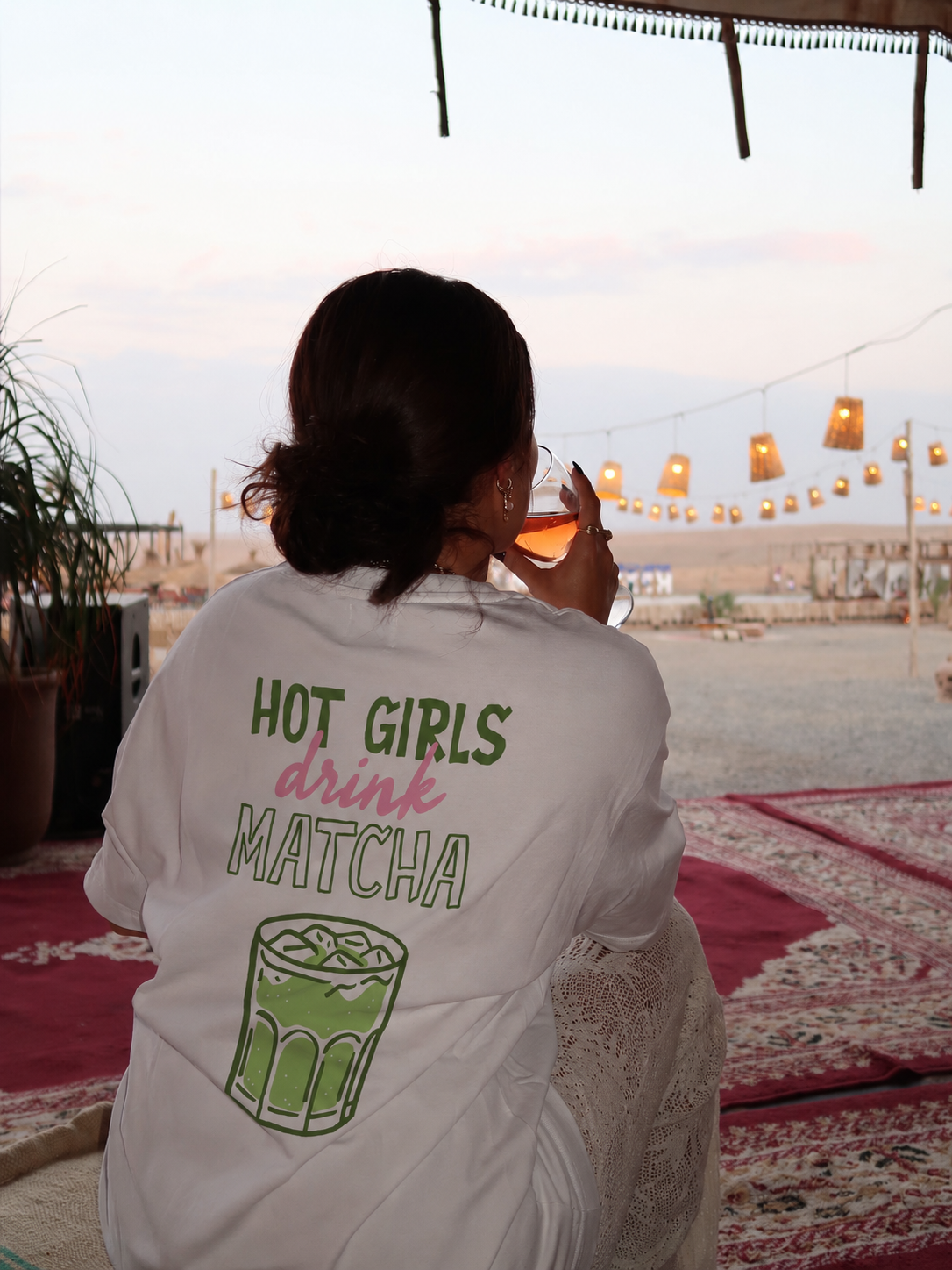 Hot Girls Drink Matcha