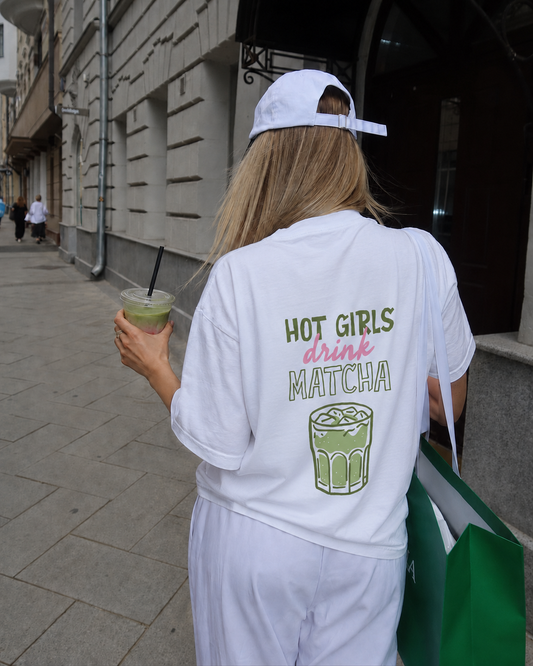Hot Girls Drink Matcha